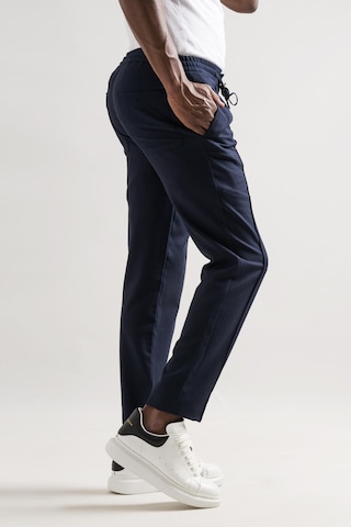 Armürlü Regular Fit Beli Lastikli Ve İplikli Önü Dikişli Mevsimlik Kumaş Erkek Jogger Pantolon 001