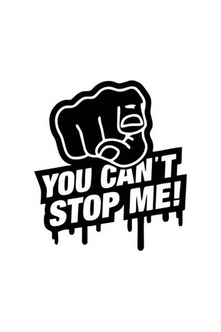 One Vıp Sale İstersen Beni Durdur Duvar Dekor Sticker 36 X 40 Cm Mukavemetli