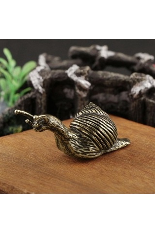 Lijinxu Magideal Pirinç Hayvan Heykeli Çin Feng Shui Süsleme Masa Çay