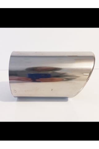 90 Mm. Paslanmaz Krom Tekli Egzoz Ucu Krom Eksoz Başlığı