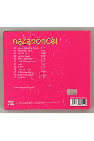 Nazan Öncel 7'n Bitirdin Aşkın Baksana Bana Cd Orjinal Dönem Baskı