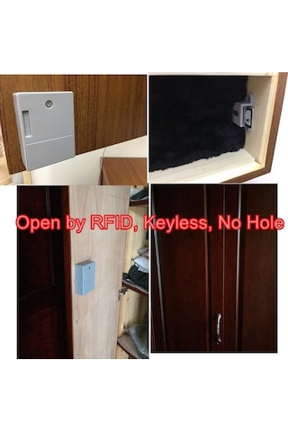 Tongxida Pil Ic Kartlı Kabin Çekmece Akıllı Smartlock Gizli Dijital Kilit Deliksiz 1-diğer Diğer