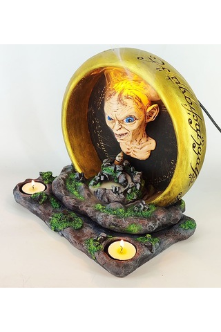 Güç Yüzüğü Gollum Geri Akış Tütsülük Ve Işıklı Mumluk