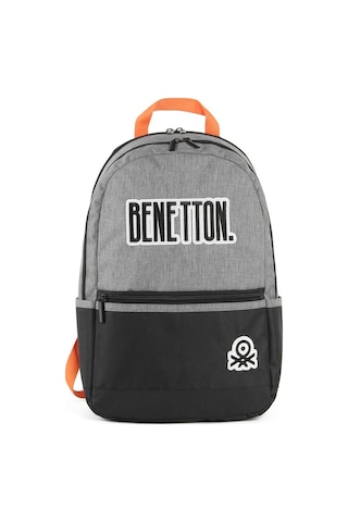 United Colors Of Benetton Bnt03857 Gri/siyah Unisex Sırt Çantası Gri - Siyah