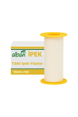 Alban Medikal Sabitleme Flasteri İpek Bant 10 CM x 5 M