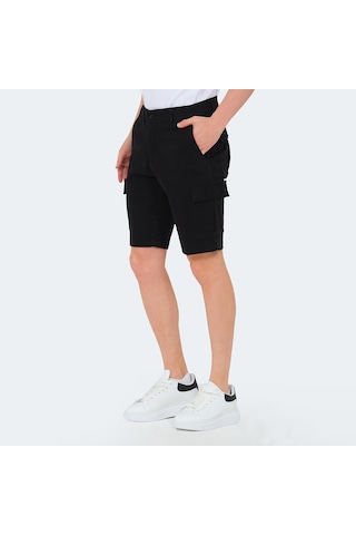 Slazenger EARNINGS Erkek Cepli Kargo Siyah Şort