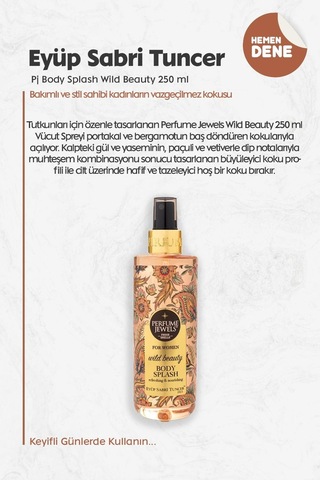 Eyüp Sabri Tuncer Pj Body Splash Wild Beauty Vücut Spreyi 250 ML