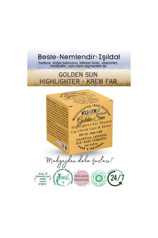 Kuatra Golden Sun Çok Amaçlı Işıltı Veren Balm 7 ML