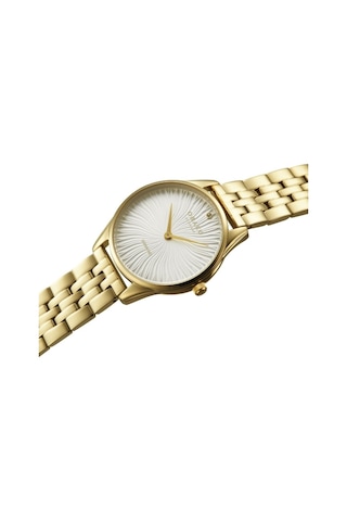 Obaku Denmark V297lxgısg Quartz Çelik Altın Rengi Beyaz Kadran 32 Mm Kadın Kol Saati Altın