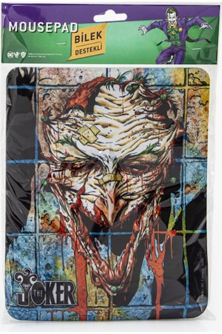 Joker Lisanslı Bilek Destekli Dijital Baskı Mousepad