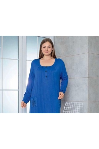 Limissi Viskon Gecelik İndigo