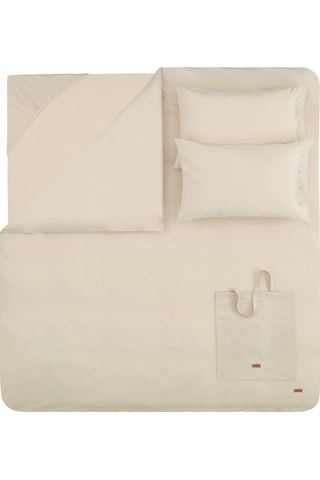 Yataş Bedding Plain Çift Kişilik Ranforce Nevresim Takımı - Bej