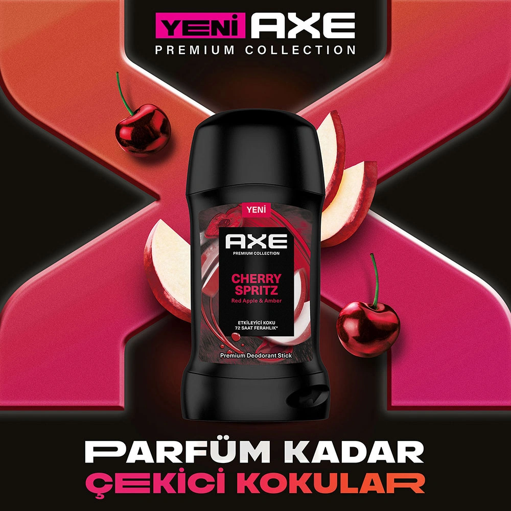 Axe Premium Collection Erkek Stick Deodorant Cherry Spritz 50 Ml X2