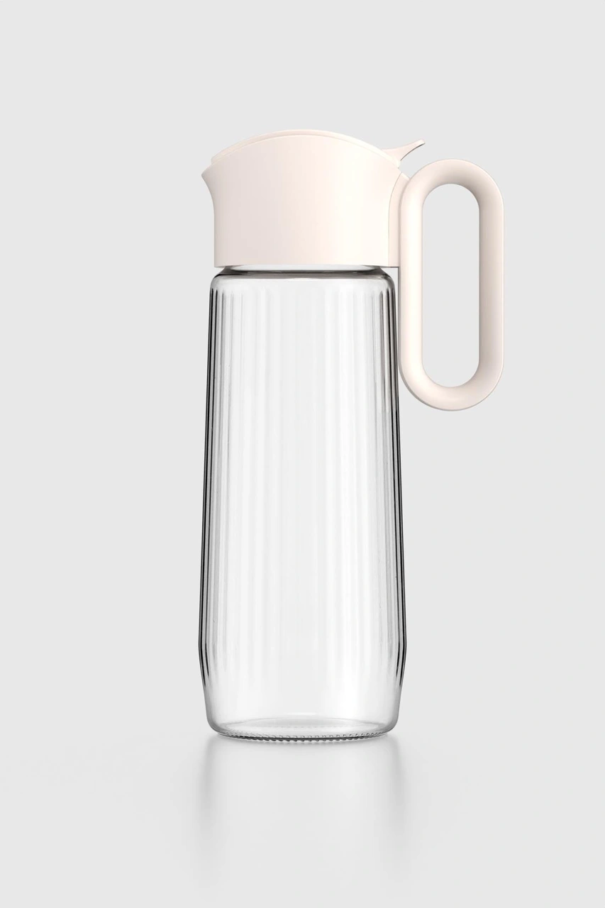 Renga Luvia 1500 Ml Cam Gravürlü Sürahi 111034 Bej