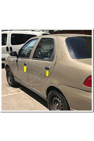 Woc Chrome Fiat Albea Krom Kapı Kolu 2002-2012 4 Kapı Paslanmaz  Ç