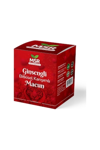 Msr Bitkisel Ginselgli Bitkisel Karışımlı Macun 240 G