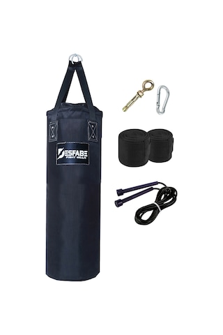 Desfabe PDS 80x25Cm Kolonlu Kum Torba+Aparat+Bandaj+İp Siyah