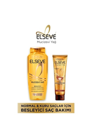 Mucizevi Yağ Besleyici Bakım Şampuanı 400 Ml + Mucizevi Yağ Saç Güzelleştirici Krem 150 Ml pktmczsmpsgkrm-9582
