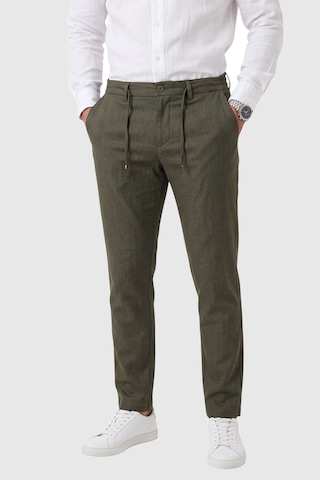 Rizzup Erkek Slim Fit Kırçıllı Haki Kumaş Pantolon İpli Esnek Bel Likralı Spor Şık Pantolon 2700252