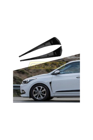 Hyundai İ20 Yan Çamurluk Venti Piano Black 2 Adet