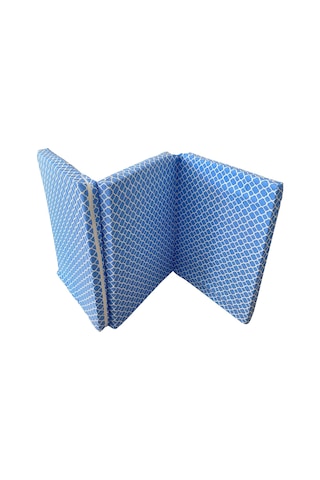 Viphomeconcept Tek Kişilik Katlanır Yer Yatağı Sünger Yatak Mavi Çatı 80X180 Cm