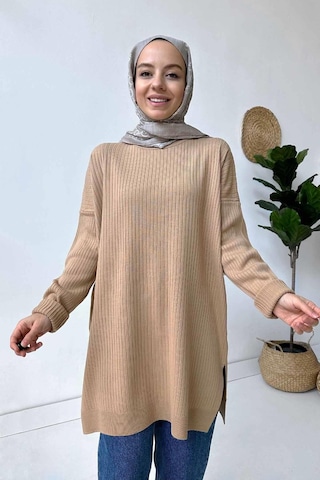 Anje Triko Tunik - Camel Camel