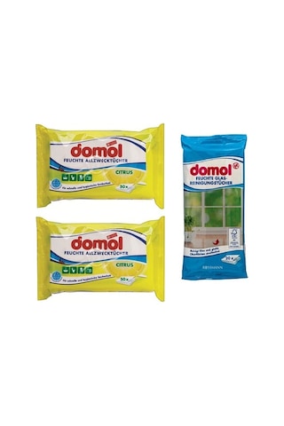 Domol Antibakteriyel Hijyenik Bez & Islak Cam Yüzey Bezi