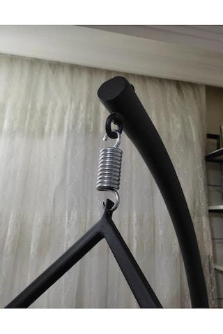 Damla Salıncak - Armut Salıncak Siyah Antrasit Minder