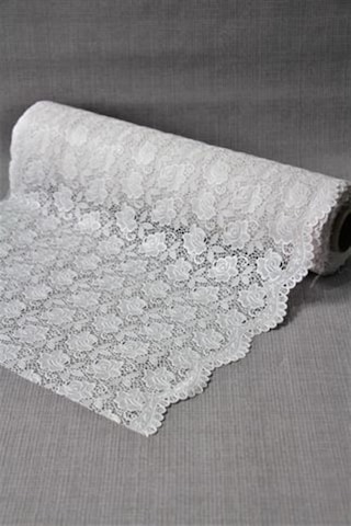 Pvc Dantel Kaymaz Raf Dolap Ve Çekmece Örtüsü - Büyük Gül 001