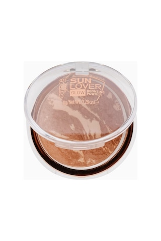 Catrice Sun Lover Glow Bronzlaştırıcı Pudra 010 Parıltılı, Vegan, 8 G Altın Renkli