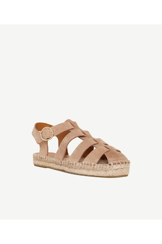 Yargıcı Süet Kafesli Espadril 26ykay4048x 209 Bej