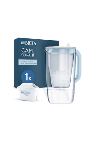 Cam Su Arıtma Sürahisi 1x Maxtra Pro Pure Performance Filtreli - Açık Mavi 2,5l Diğer