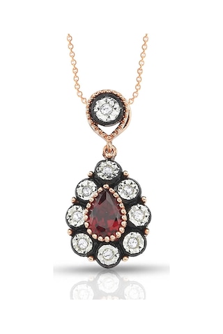 Damla Yakut Elmas  Kolye