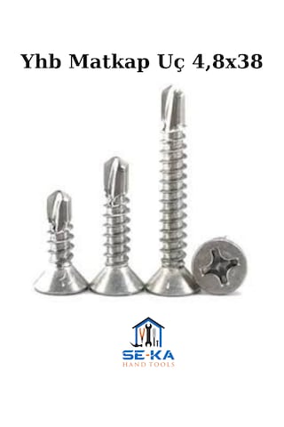 Yhb Matkap Uç 4,8x38 Çinko 25 Adet 4.8 x 38 MM