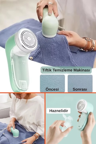 Şarjlı Elbise Giysi Tiftik Ve Kazak Tüy Toplama Makinesi Pratik Temizleme Makinesi Karışık