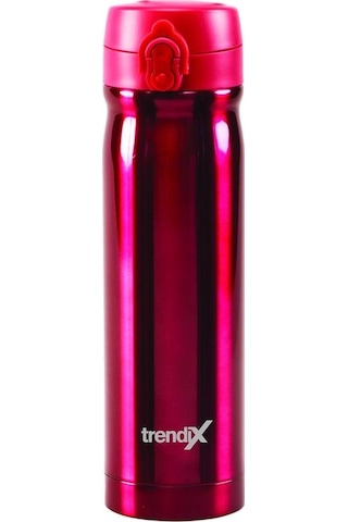Trendix Çelik Içli Matara Termos 500 ML Kırmızı