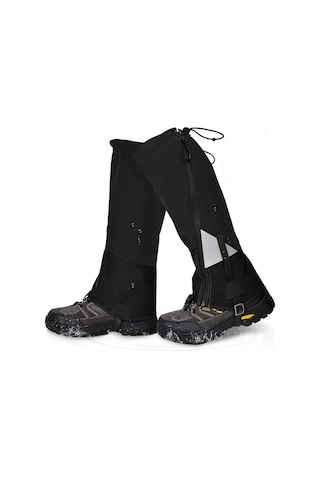 Yifomall Kar Kayakları, Dağ Yürüyüşü İçin Suluğa Dayanıklı Knee Protector - Siyah M 100 Adet起订