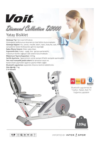Voit D2000 Diamond Collection Yatay Bisiklet