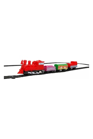 Tren Oyuncak Mini Express Eğitici - Tren Seti - Makaslı Tren Seti
