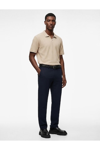 Koton Viskon Karışımlı Cepli Slim Fit Kumaş Pantolon Lacivert 6sam40079hw