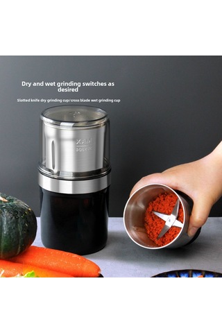 Reedark Evde Kullanım İçin Taşınabilir Şarjlı Elektrikli Kahve Değirmeni - Paslanmaz Çelik Gövde, Eşit Değirme Fonksiyonu Klasik Model - Küllük Çıkarılamaz Diğer