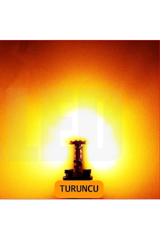 Eraks T10 Turuncu Canbuslu Park Ampulü 12 Led - 2'Li Takım