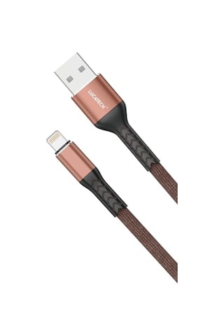 Şarj Kablosu Kahverengi Örgülü Kırılmaz 2m Usb Girişli Genel
