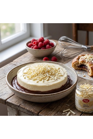 Beyaz Flakes Dekorasyon Çikolatası 1 Kg Diğer