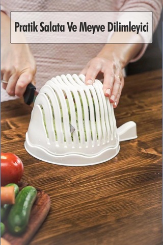 9001500659881 - Pratik Salata Ve Meyve Dilimleğici & Pratik Süzgeç Diğer