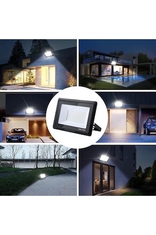Led Projektör 30w-400w, Enerji Tasarruflu, Suya Dayanıklı, Uzun Ömürlü Aydınlatma, Bahçe, Dış Mekan, Endüstri