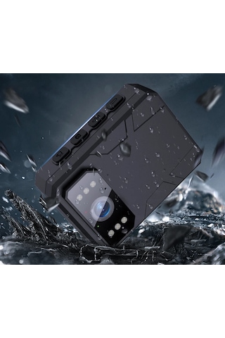 Secumore Su Geçirmez Ekranlı Yaka-polis-aksiyon Kamerası