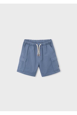 Erkek Çocuk Chino Kargo Şort Mavi 6226 Mavi