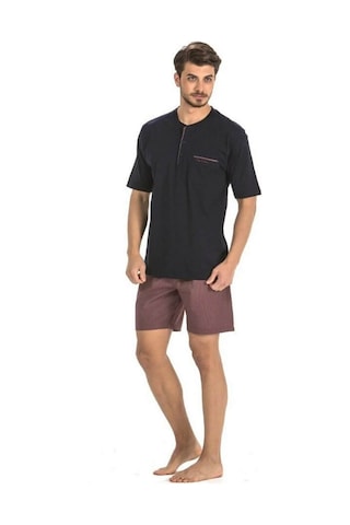 Pierre Cardin 5li Penye Robdöşambr Damat Pijama Set 5560 Lacivert