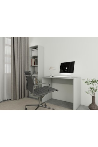 Ofis Çalışma Bilgisayar Masası Külgri Gri